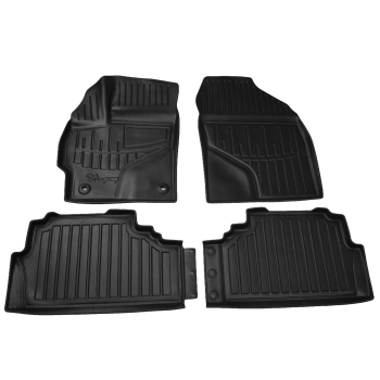 Dywaniki gumowe, korytkowe 3D, Stingray - Toyota Prius V 2011-2015r. / 4 el.