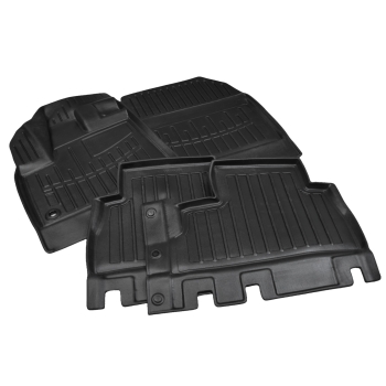 Dywaniki gumowe, korytkowe 3D, Stingray - Opel Combo E od 2018r. bez podłokietnika. / 4 el.