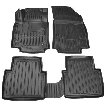 Dywaniki gumowe, korytkowe 3D, Stingray - Citroen C3 Aircross od 2017r. / 4 el.