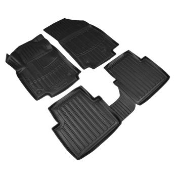 Dywaniki gumowe, korytkowe 3D, Stingray - Citroen C3 Aircross od 2017r. / 4 el.
