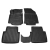 Dywaniki gumowe, korytkowe 3D, Stingray - Citroen C3 Aircross od 2017r. / 4 el.