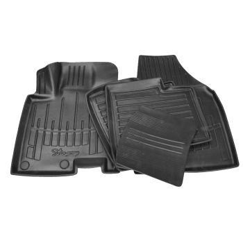 Dywaniki gumowe, korytkowe 3D, Stingray - Nissan Qashqai+2 2008-2014r. / 5 el.