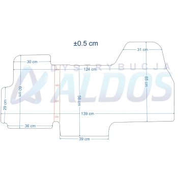 Peugeot Boxer III (2014–2021) – Przednie Dywaniki Gumowe Korytkowe Amal Plast