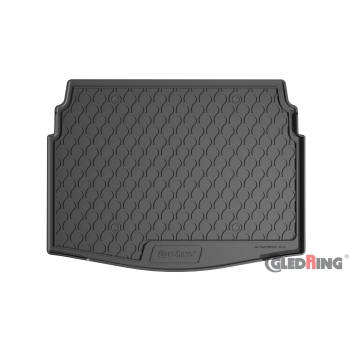 Gumowa mata bagażnika Gledring – VW Golf VIII HB 5d (2020–>) (dolna podłoga)