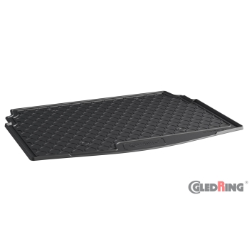 Gumowa mata bagażnika Gledring – VW Golf VIII HB 5d (2020–>) (dolna podłoga)