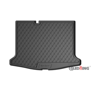 Gumowa mata bagażnika Gledring – VW ID.3 HB (2019–>, dolna podłoga, bez regulacji)