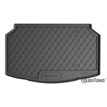 Gumowa mata bagażnika Gledring – Toyota Yaris IV HB (2020->) (dolna podłoga, bez regulacji)